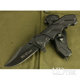 OEM SJ-8011 FOLDING SURVIVAL KNIFE WITH ALUMINUM HANDLE  UDTEK00674